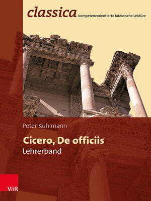 cover image of Cicero, De officiis--Lehrerband